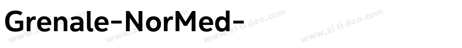Grenale-NorMed字体转换