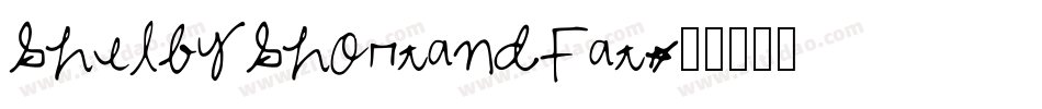 ShelbyShortandFat字体转换