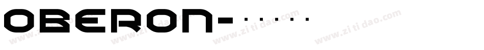 Oberon字体转换