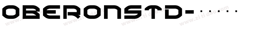 OberonStd字体转换