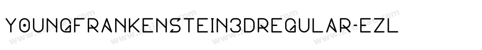 YoungFrankenstein3DRegular-ezlB字体转换