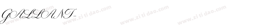 GALLANT字体转换