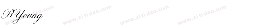 RYoung字体转换