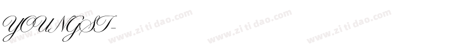 YOUNGST字体转换