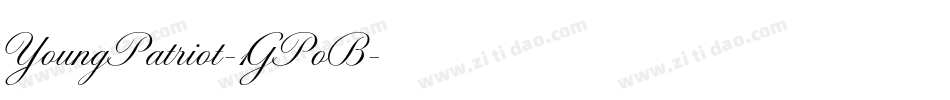 YoungPatriot-1GPoB字体转换