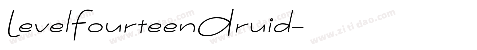 LevelFourteenDruid字体转换