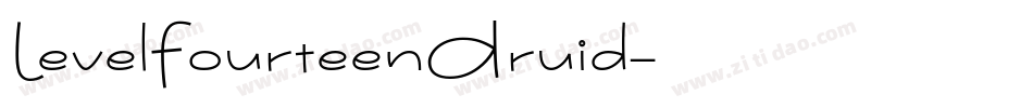LevelFourteenDruid字体转换