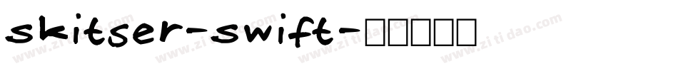 Skitser-Swift字体转换