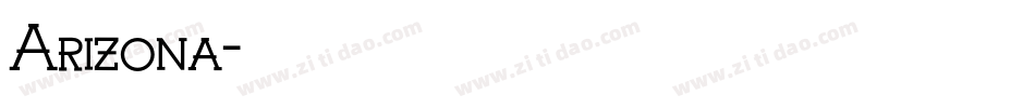 Arizona字体转换