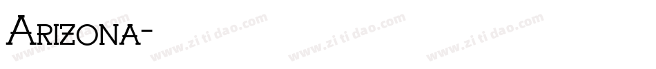 Arizona字体转换