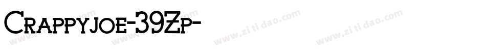 Crappyjoe-39Zp字体转换