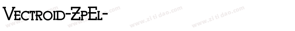 Vectroid-ZpEl字体转换