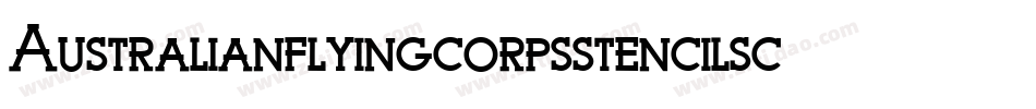 Australianflyingcorpsstencilsc-A4Zp字体转换
