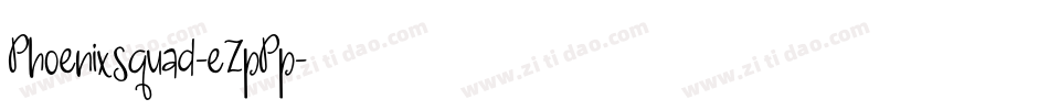 Phoenixsquad-eZpPp字体转换