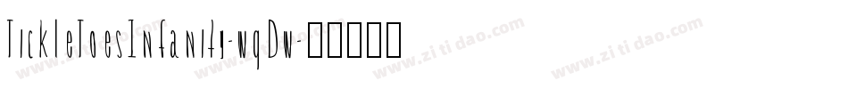 TickleToesInfanity-wqDw字体转换