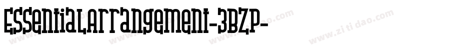 EssentialArrangement-3BZp字体转换