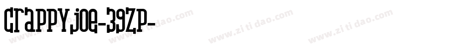 Crappyjoe-39Zp字体转换