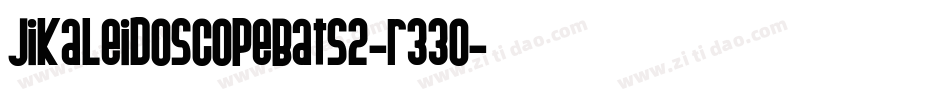 JiKaleidoscopeBats2-r33O字体转换