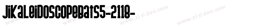 JiKaleidoscopeBats5-2118字体转换