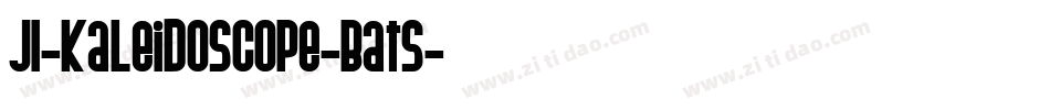 JI-Kaleidoscope-Bats字体转换
