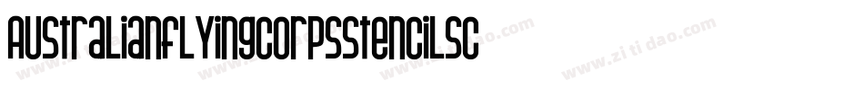 Australianflyingcorpsstencilsc-A4Zp字体转换