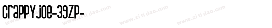 Crappyjoe-39Zp字体转换