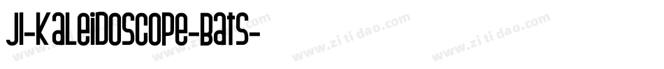 JI-Kaleidoscope-Bats字体转换