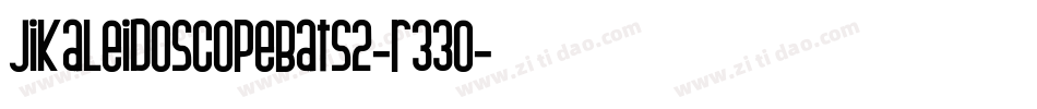 JiKaleidoscopeBats2-r33O字体转换