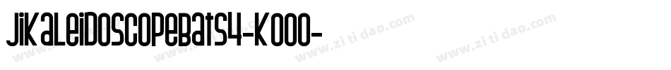 JiKaleidoscopeBats4-K00o字体转换