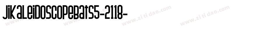 JiKaleidoscopeBats5-2118字体转换