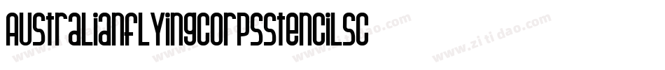 Australianflyingcorpsstencilsc-A4Zp字体转换