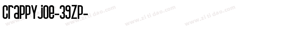 Crappyjoe-39Zp字体转换