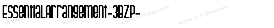 EssentialArrangement-3BZp字体转换