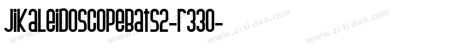 JiKaleidoscopeBats2-r33O字体转换