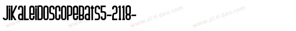 JiKaleidoscopeBats5-2118字体转换