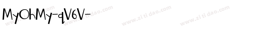 MyOhMy-qV6V字体转换