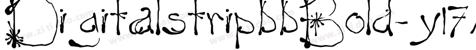 DigitalstripbbBold-y17m字体转换