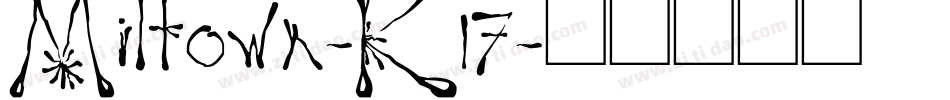 Miltown-K17字体转换