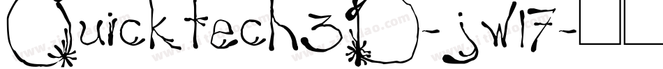 Quicktech3D-jw17字体转换