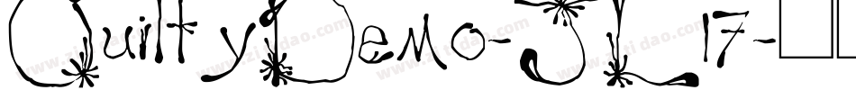 QuiltyDemo-JL17字体转换