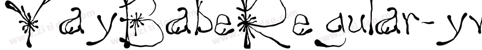 YayBabeRegular-ywLV3字体转换