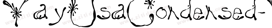 YayUsaCondensed-Vanz字体转换