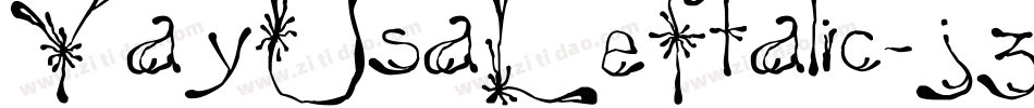 YayUsaLeftalic-jz3R字体转换