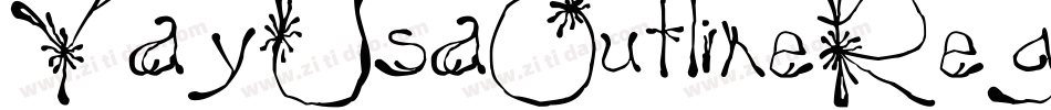 YayUsaOutlineRegular-zze0字体转换