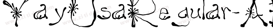 YayUsaRegular-ABlL字体转换