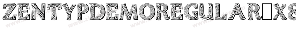 ZentypDemoRegular-X8B9字体转换