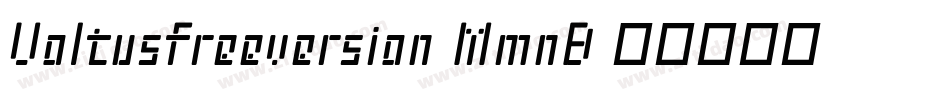 Voltusfreeversion-MmnB字体转换