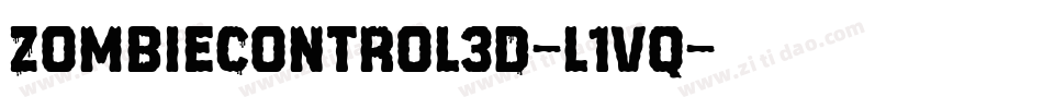 ZombieControl3D-l1vq字体转换