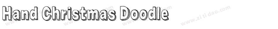 Hand-Christmas-Doodle字体转换