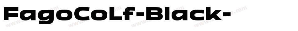 FagoCoLf-Black字体转换